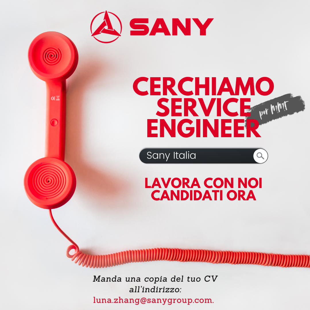 CERCHIAMO SERVICE ENGINEER per Macchine Movimento Terra